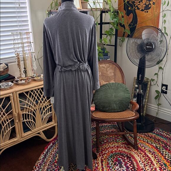 NWT Natori Congo Gray Housecoat Robe - Picture 2 of 5